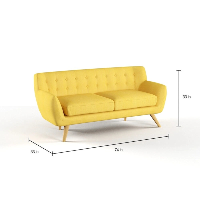 Button-tufted Modern Sofa
