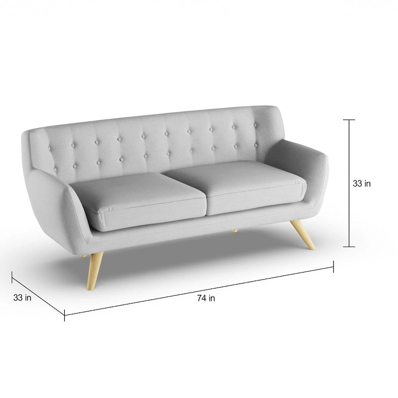 Button-tufted Modern Sofa