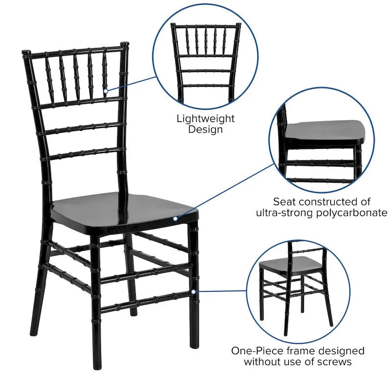 Resin Stacking Chair - Hospitality and Event Seating