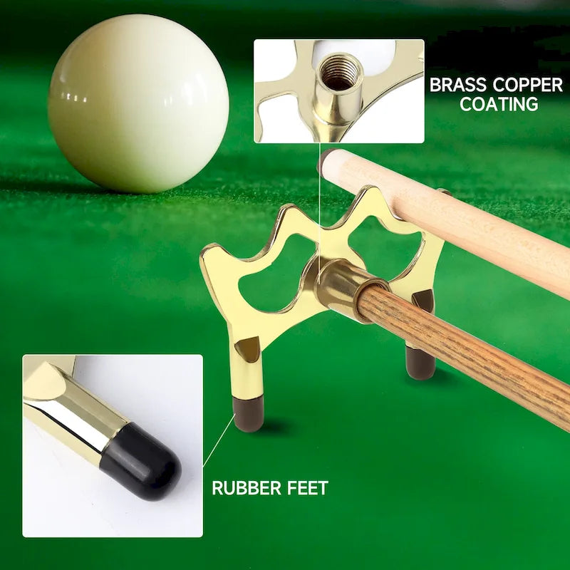 Billiard Pool Cue Stick Brass Screw-on Bridge Head. Billiard Pool Cue Stick Accessories - Black