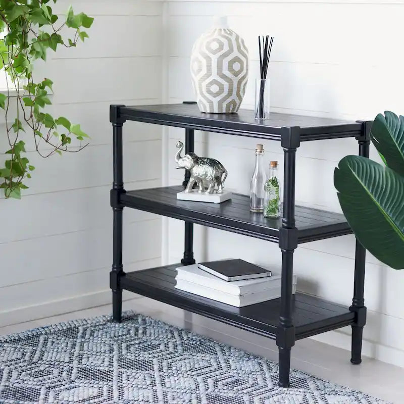 3-Shelf Console Table - 33.8 W x 13.8 L x 29.5 H - 34Wx14Dx30H