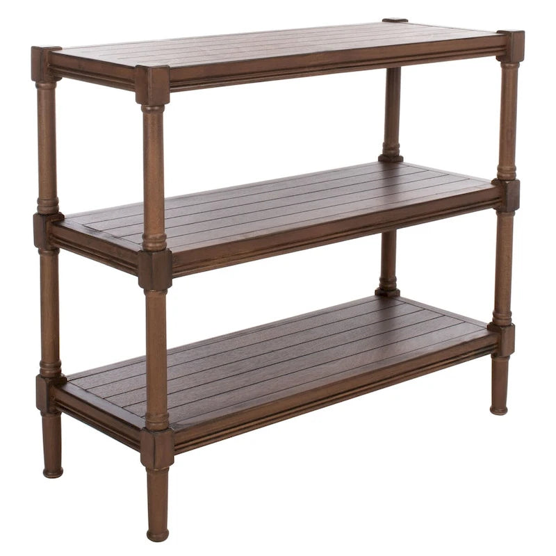 3-Shelf Console Table - 33.8 W x 13.8 L x 29.5 H - 34Wx14Dx30H