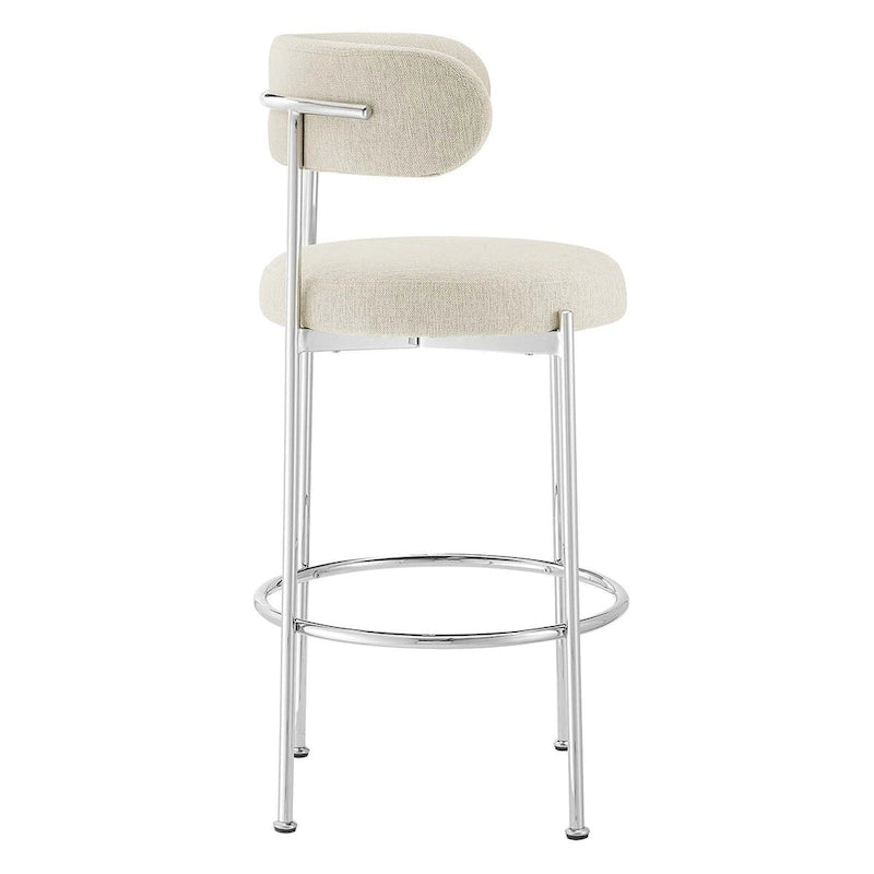 Fabric Bar Stools - Set of 2