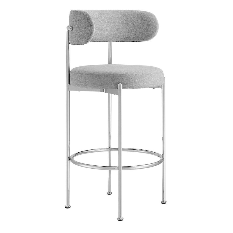Fabric Bar Stools - Set of 2