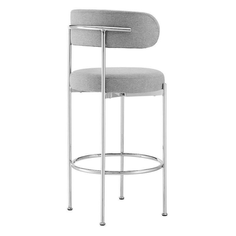 Fabric Bar Stools - Set of 2