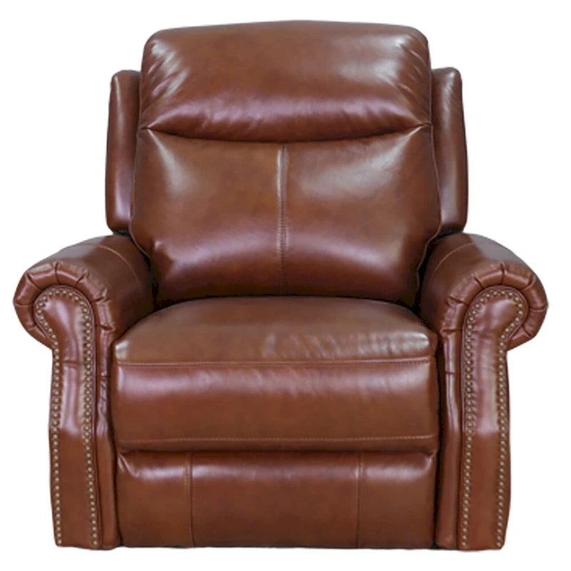 Zero Gravity Power Recline and Headrest Top Grain Leather Recliner