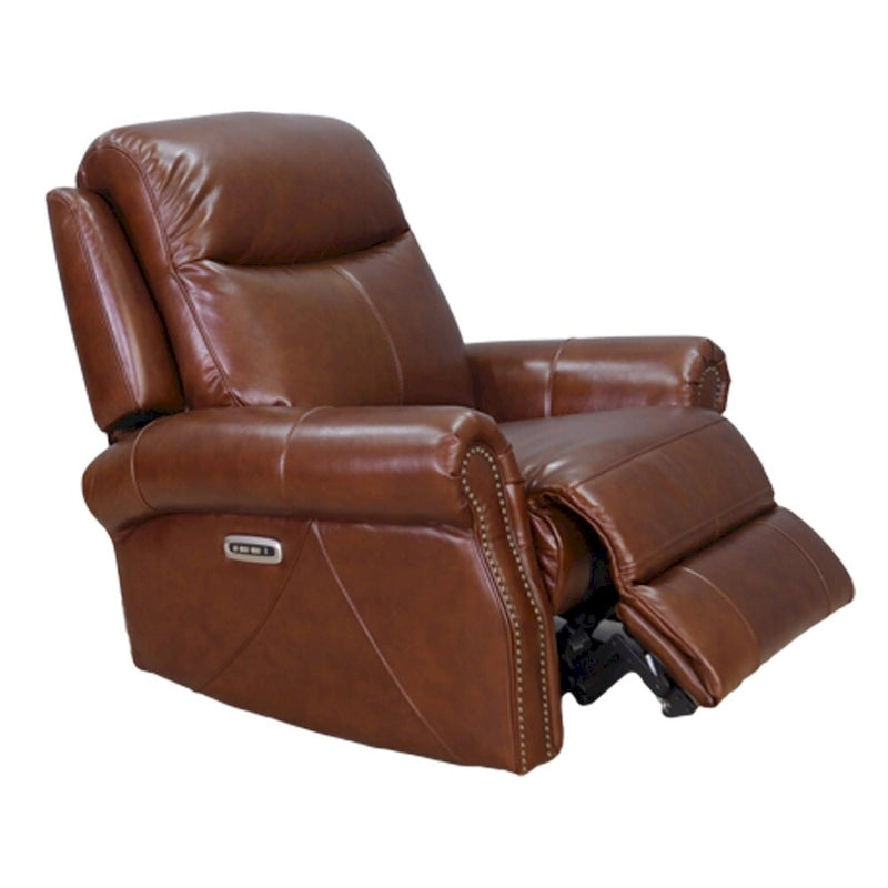 Zero Gravity Power Recline and Headrest Top Grain Leather Recliner
