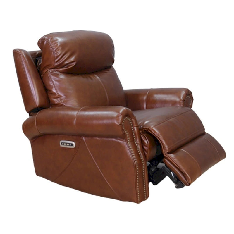 Zero Gravity Power Recline and Headrest Top Grain Leather Recliner
