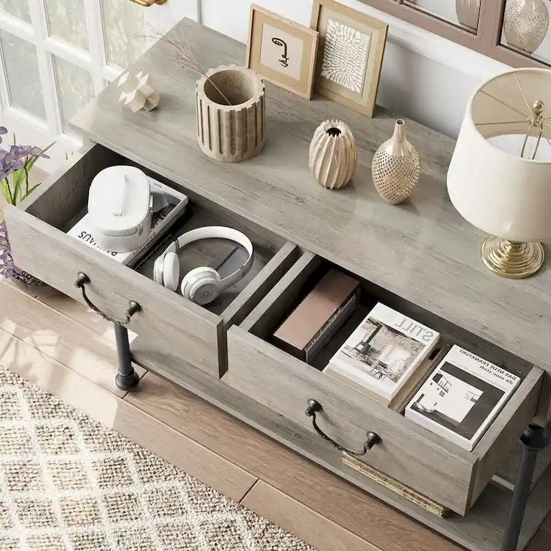 Console Table with Drawers