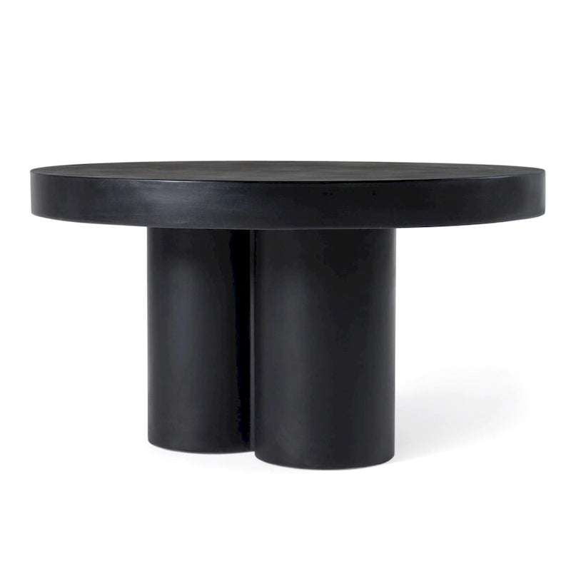 Modern Black Concrete Coffee Table
