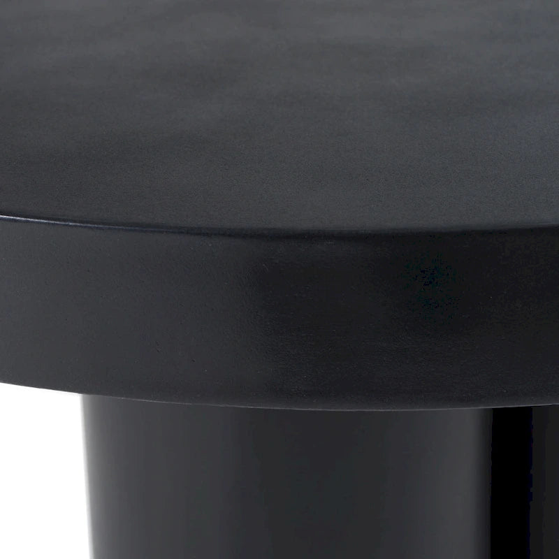 Modern Black Concrete Coffee Table