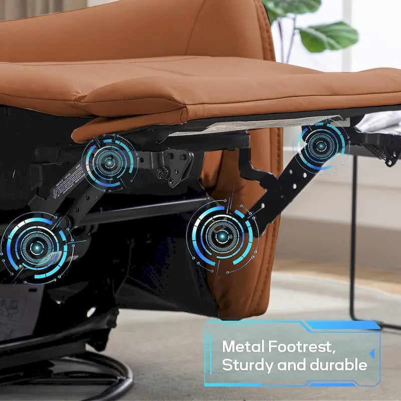 32.3 Wide Power Swivel Rocker Recliner Chairwith USB Ports