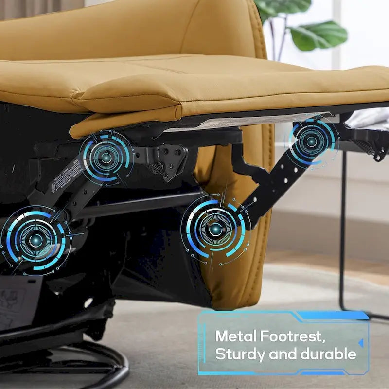 32.3 Wide Power Swivel Rocker Recliner Chairwith USB Ports